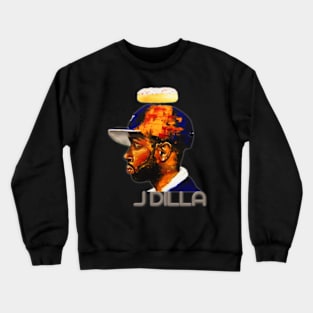 RIP J Dilla//Tribute Design Crewneck Sweatshirt